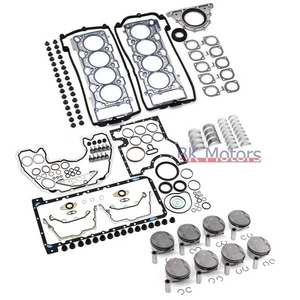 Engine Overhaul Pistons Bearings Kit For BMW 545i 645Ci E53 E61 E63 N62B44A 4.4L - Picture 1 of 6