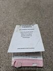 RARE VINTAGE EMERGENCY BUS TICKET PAD CONTAINING HUNDREDS OF TICKETS