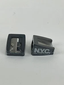 NYC JUMBO Makeup Cosmetic Pencil Sharpener, Easy To Clean 2 pack New - Picture 1 of 4