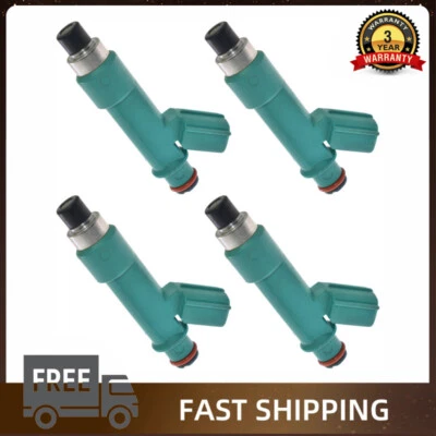 Set of 4 Fuel Injectors For 2009 2010 2011 2012 2013 Toyota Corolla Matrix 2.4L - Image 1 of 4