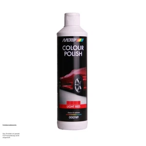 MOTIP COLOR POLITUR COLOUR POLISH HELLROT LIGHT RED LACKPFLEGE 000749 500ml - Bild 1 von 2