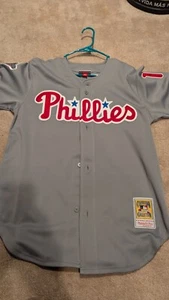 Philadelphia Phillies Mitchell And Ness Jersey Mickey Morandini Size 44 - Picture 1 of 6