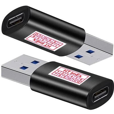 3.0 Typ C USB Adapter Stecker USB C OTG Ladeadapter USB A auf USB-C Buchse - Bild 1 von 4