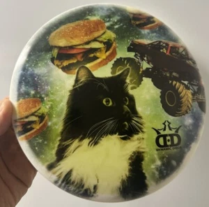 Dynamic Discs Fuzion Dyemax Trespass Cat Monster Truck Hamburger Golf New 173g - Picture 1 of 1
