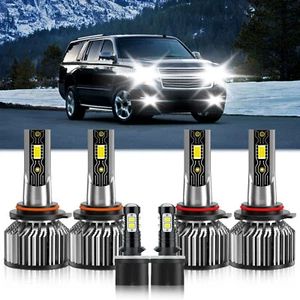 LED Headlight Bulb + Fog Light Kit 26000LM For Chevrolet Suburban 1500 2000-2006 - Picture 1 of 11