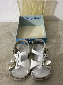 Baby deer infant shoes girl size 3 Sandals - Picture 1 of 3