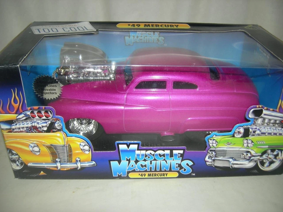 49 Mercury in hot pink Muscle Machine. Nice Box 1:18 scale - Image 1 of 1