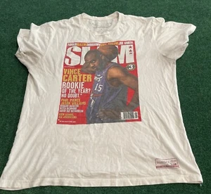 Mitchell & Ness SLAM Mag Rookie Vince Carter Toronto Raptors T-Shirt Read - Picture 1 of 7