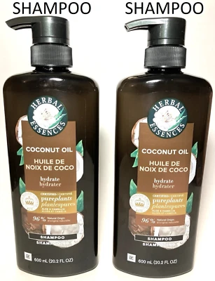 (2 Pack) Herbal Essences - Hydrating SHAMPOO with Coconut Oil - 20.2 oz - Image 1 of 2