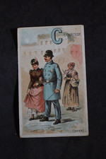 1890 N477 BRIDE C COURTESY ALPHABET CARD MRS G B MILLER CO SMOKE & CHEW