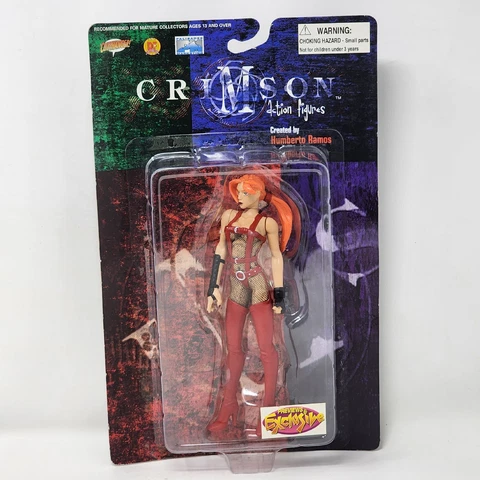 Cliffhanger Crimson Action Figures Created Previews Exclusive Scarlet 1999 Cover