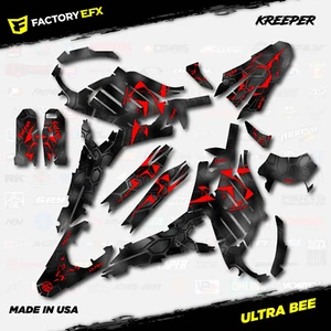 Red Kreeper Racing Camo Graphics kit fits Sur-Ron Ultra Bee All Years - Foto 1 di 2