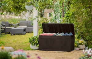 Caja de edición Keter cómoda, 270 L, caja de cojines reposo de jardín Kissenruhe Kissenruhe - Imagen 1 de 6
