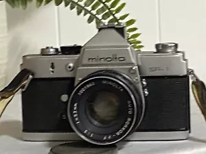 Vintage Minolta SR 1 Spiegelreflexkamera & seltenes Minolta AUTO ROKKOR-PF 53mm 1:2 Objektiv - Bild 1 von 24