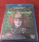 Alice au pays des merveilles 3D (Blu-ray 3D disque uniquement, 2010) NEUF Johnny Depp Tim Burton