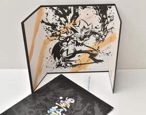 Pokemon Zeraora Sumi-e Retsuden Mini Folding screen colored paper - Picture 1 of 12