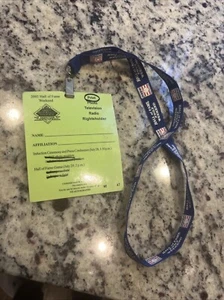 2002 Baseball HOF induction media pass Credentials Ozzie Smith St Louis Ticket - Picture 1 of 3