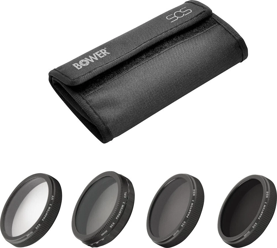 Bower Sky Capture Series 4-PC Filter Kit for Phantom 3 Professional & Advanced - Image 1 of 1