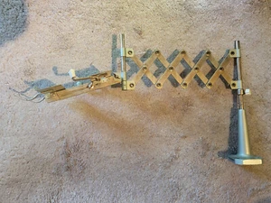uralt Tisch Halter Telefon Telefonstation Scherenarm Halterung - topp Zustand - Bild 1 von 8