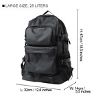 Casual Street Style Male Backpack Large Capacity 17Inch Laptop Travel Backpack