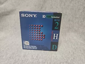 Sony 3,5" HD Micro Disketten doppelseitig IBM formatiert 10er Pack - Bild 1 von 4