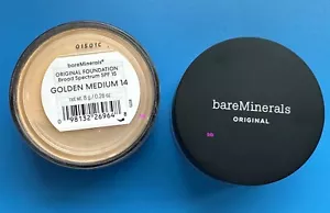 bareMinerals ORIGINAL Loose Powder Foundation SPF 15 0.28 oz Golden Medium 14 - Picture 1 of 1