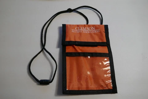 Vintage Clemson Alumni Association  Notepad, pen &Event  Ticket holder Cover