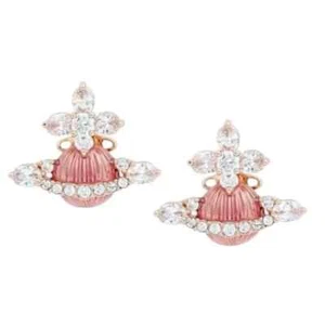 Vivienne Westwood ROSE GOLD MIREILLE EARRINGS - Picture 1 of 7