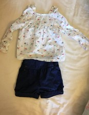Beautiful Girls 6- 9 Month Woodland Birds Outfit John Lewis