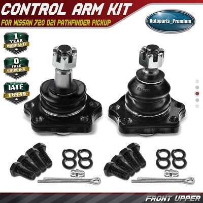 2pcs Front Upper Ball Joint Set for Nissan 720 D21 Pathfinder 1987-1995 Pickup - Image 1 of 4