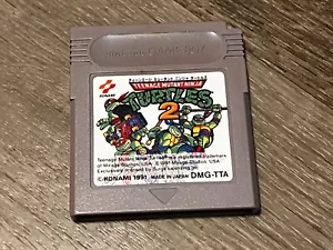 Teenage Mutant Ninja Turtles 2 Nintendo Game Boy JP Auténtico Limpio y Probado - Imagen 1 de 2