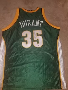 Kevin Durant signed Seattle supersonics Jersey 4 2 curry ticket Warriors Final - Picture 1 of 3