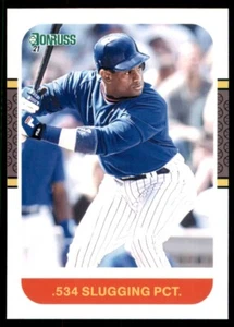 2021 Panini Donruss #239 Sammy Sosa Career Stat Line - Foto 1 di 4