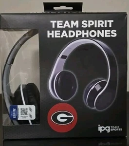 Georgia Bulldogs - UGA Spirit Collapsible Headphones Go Dawgs Sick Em Stereo - Picture 1 of 7