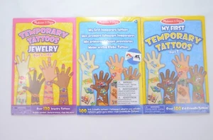 Melissa and Doug My First Temporary Tattoos Sets New - Picture 1 of 7