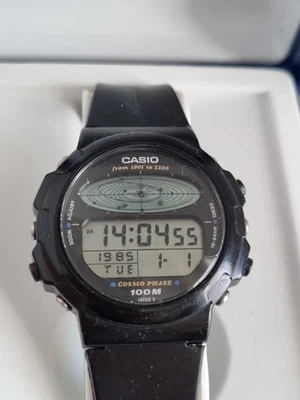 Casio CGW-50 ( 830 )  Cosmo Phase Vintage Watch Japan Digital For Colector - Image 1 of 4