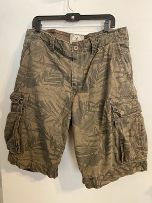 Pantalones Cortos De Colección Y2K American Eagle Carga Para Hombre 36 Largo Grunge Camuflados Foto 1 de 4