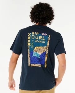 RIP CURL HERREN T-SHIRT. NEU CODY WELSH SEARCH MARINEBLAU BACKPRINT KURZARM OBERTEIL S25 - Bild 1 von 7