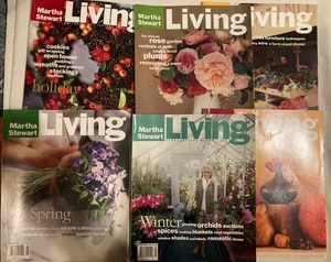 Lot 6 Martha Stewart Living Magazines 1994 Issues With Recipe Cards - Bild 1 von 12
