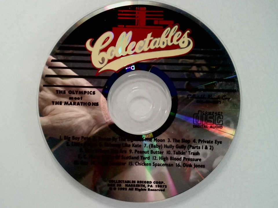 The Olympics Meet The Marathons CD 1992 Collectables Doo Wop Hits - Bild 1 von 1