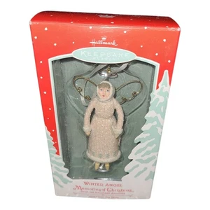 Hallmark Keepsake Ornamento Angelo Invernale 2002 Nuovo con scatola - Foto 1 di 2