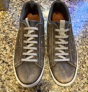Martin Dingham Brown Distressed Leather Finish Mens Size 11 M Sneakers - Picture 1 of 17