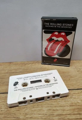 The Rolling Stones Sucking In The Seventies Cassette Tape 1981 Jagger CS 16028 - Image 1 of 4