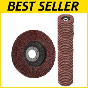 4.5-Inch Flap Discs - 40 Grit Aluminum Oxide Set for High Performance Grinding - Picture 1 of 4