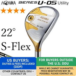 HONMA BERES U-05 Hybrid 4-Star GP U22 22° S-Flex ARMRQ∞ 48 4S w/Headcover - Picture 1 of 8