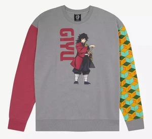 Demon Slayer: Kimetsu no Yaiba Giyu Tomioka Color Block Crewneck - BoxLunch MD - Picture 1 of 10