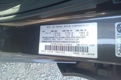 Mazda 3 OE 2016 velocímetro calibre panel 102 k millas Mazda Foto 1 de 4