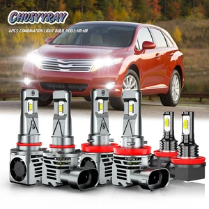 For Toyota Camry 2007-2014 LED Headlight High Low Beam Fog Light Bulb Kit White - Picture 1 of 15