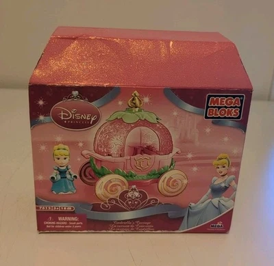 MEGA BLOKS #7612 Disney Princesses Cinderella's Carriage Sealed In Box - Image 1 of 4