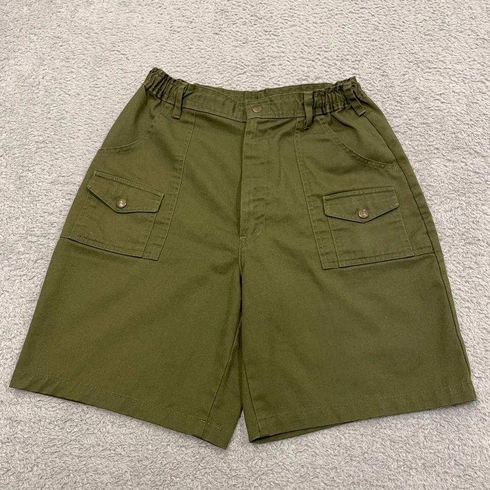 VTG Boy Scouts of America 8" Shorts Mens 30 Cargo Twill BSA Uniform Size 20 - Image 1 of 4